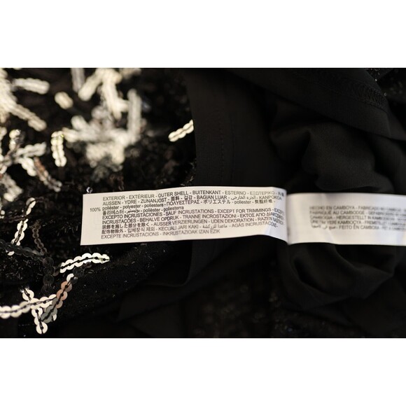 Zara Black Sequin Mini Dress - Picture 13 of 13